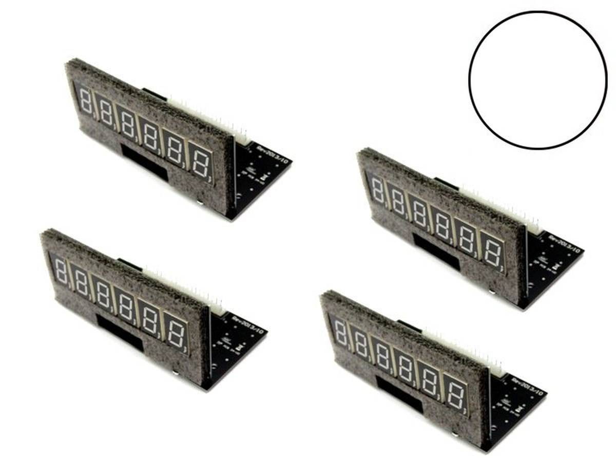 Pinballcenter Pinball Display Set 5, white Pinballcenter Pinball Display Set 5, white