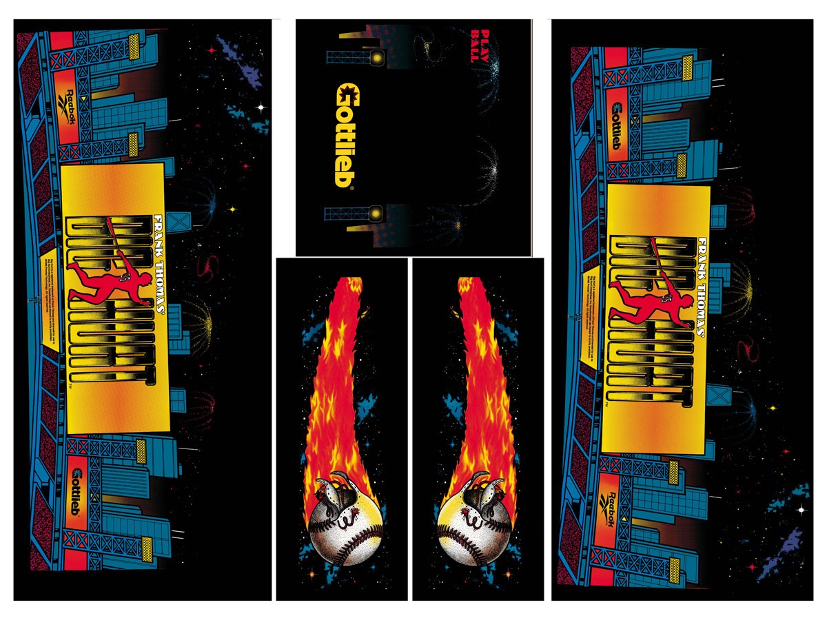 Cabinet Decal Set for Frank Thomas’ Big Hurt