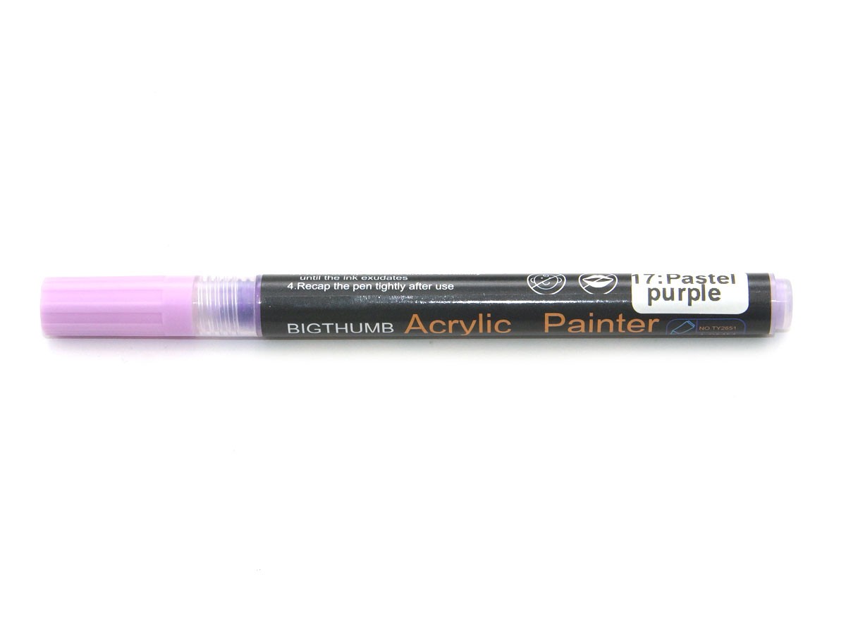 Bigthumb Acrylic Painter pastel purple No 17, 1 mm Bigthumb Acrylic Painter pastel purple No 17, 1 mm