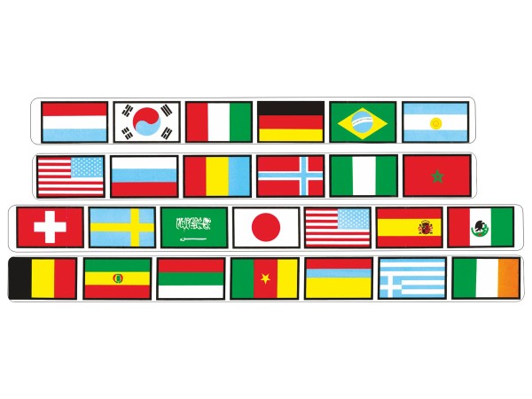 Flag Decal Set für World Cup Soccer