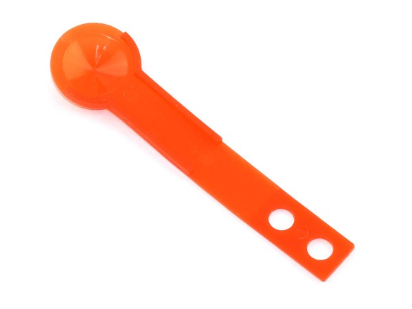Plastic spoon for bumper contact, orange