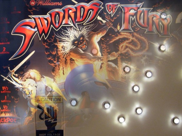 Noflix LED Backbox Set für Swords of Fury