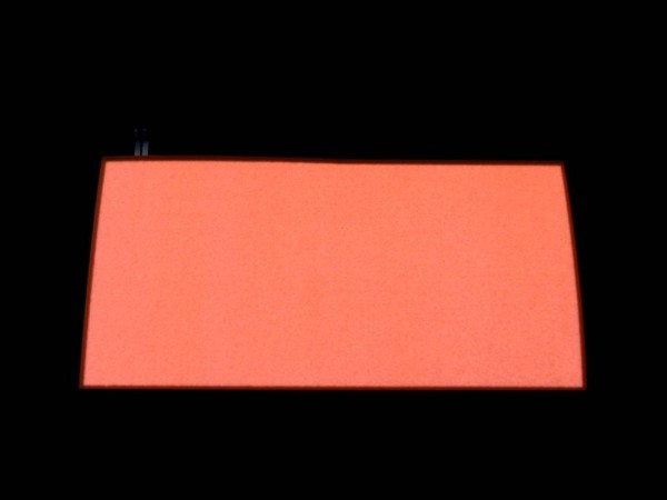 Noflix Pinball Card (Bally / Williams, orange), illuminated