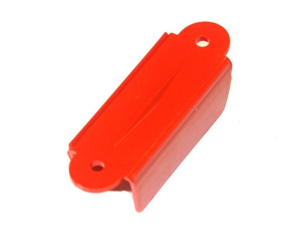 Lane Guide 2-1/8", red opaque double sided