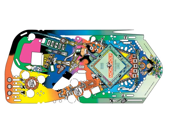 Playfield Overlay for Monopoly