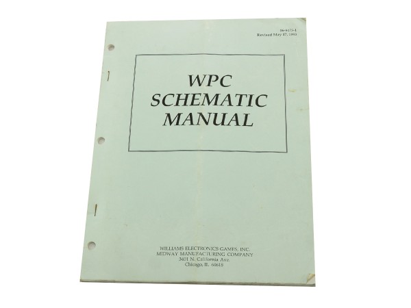 WPC Schaltpläne 05/1993, Williams - original
