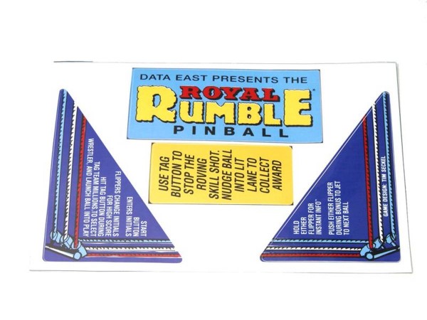 Apron Decals for WWF Royal Rumble