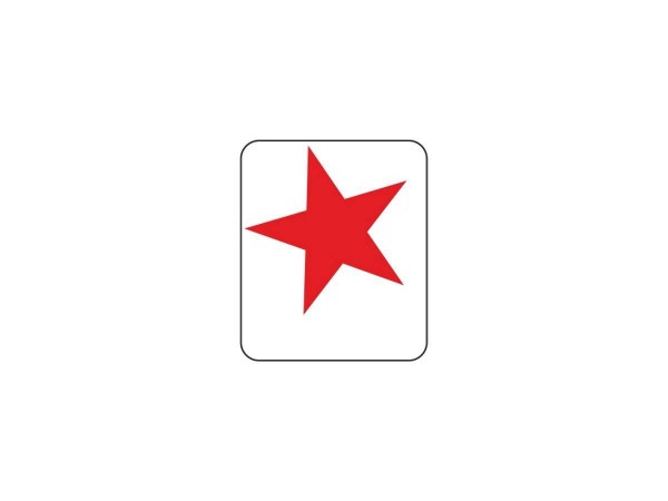 Target Decal "Star Red"