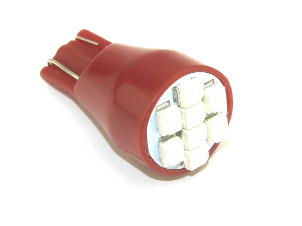 T10 Noflix Flasher "8-SMD" red