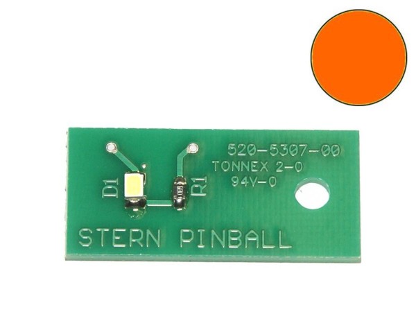 LED Board orange, single (Stern 520-5307-00)