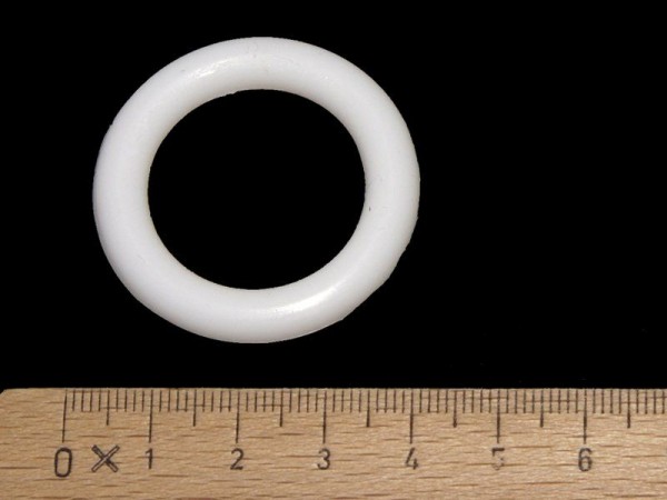 Gummi Ring 1" (25,4mm) - premium weiß