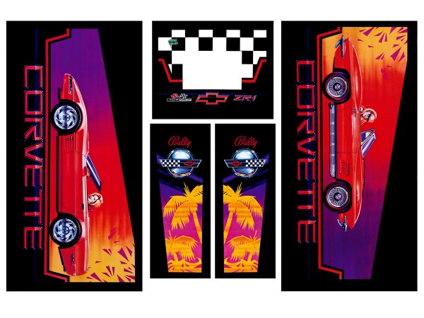 Cabinet Decal Set for Corvette