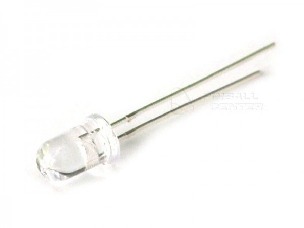 5 mm LED clear - white