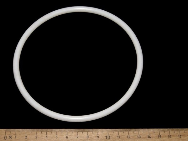 Gummi Ring 5" (127mm) - premium weiß