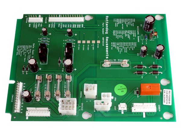 Power Supply Board for Williams System 3-11 and Dat East