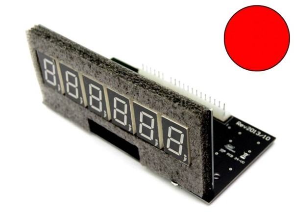 Pinballcenter 6-stelliges Flipper LED Display für Bally / Stern, rot