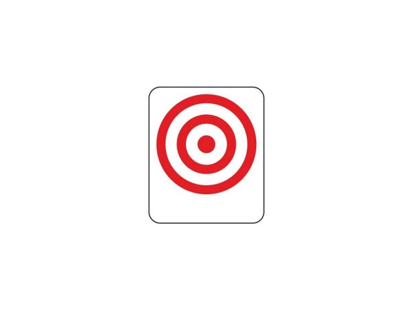 Target Decal "Bullseye Red"