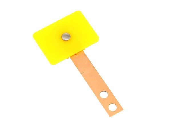 Target yellow, rectangular extra wide