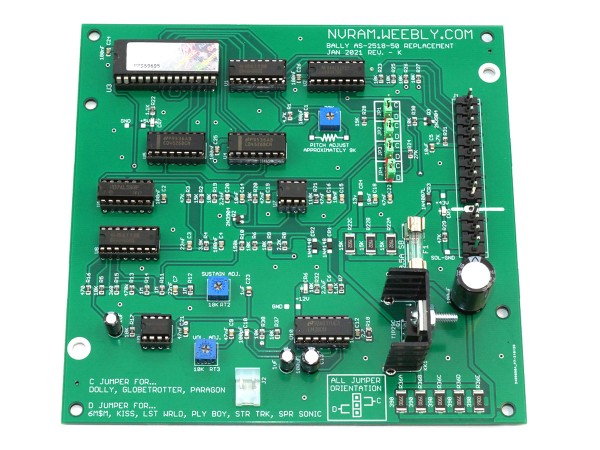 Replacement Sound Board for Bally (AS-2518-50)
