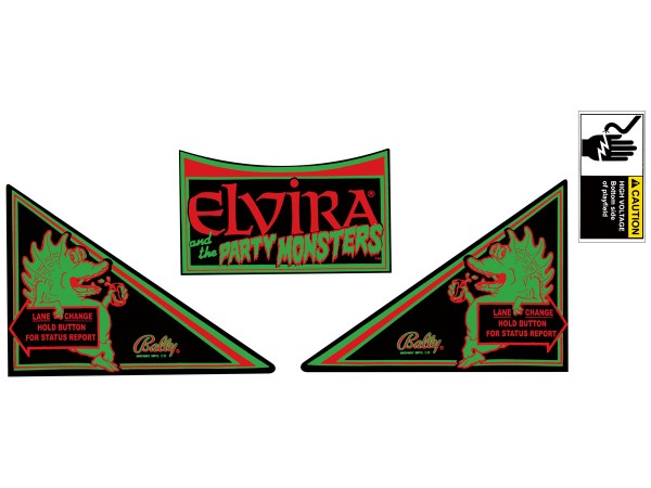 Apron Decals for Elvira and the Party Monsters