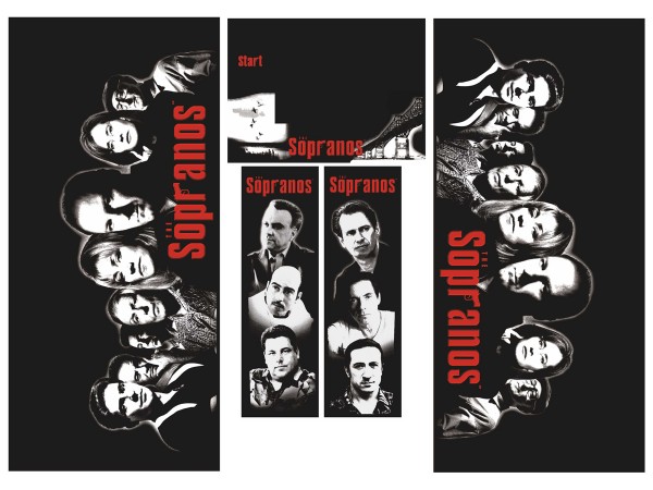 Cabinet Decal Set for The Sopranos