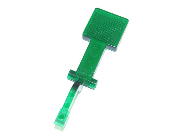 Stern/Sega Target, green transparent, rectangular (545-6139-04)