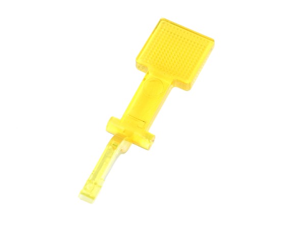 Stern/Sega Target, yellow transparent, rectangular (545-6139-06)