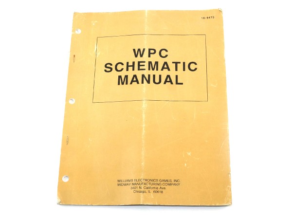 WPC Schaltpläne, Williams - original