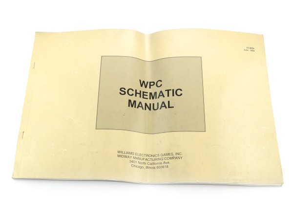 WPC Schaltpläne 06/1994, Williams - original