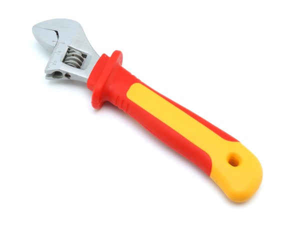 Adjustable Wrench, isolated