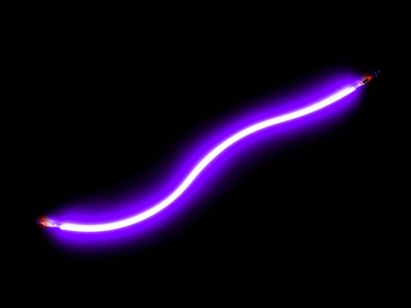 Neon Tube for Cirqus Voltaire, purple