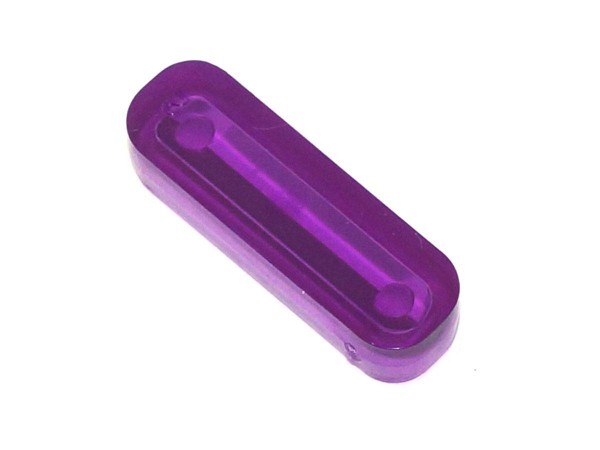 Insert 1 5/16" oval, purple transparent "Outline"