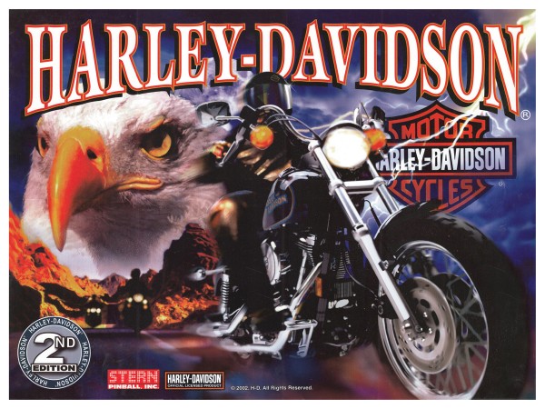 Translite für Harley-Davidson (Stern)