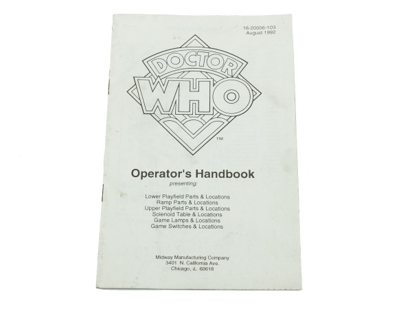 Doctor Who Operators Handbook, Midway - original