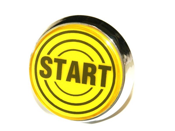 Button "Start"- yellow, Body chrome