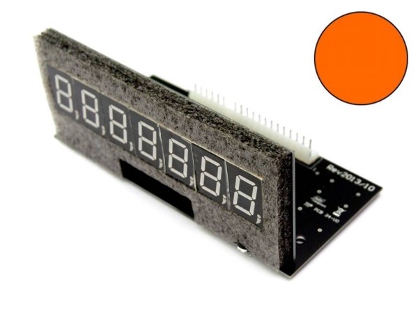 Pinballcenter 7-Digit Pinball LED Display for Bally / Stern, orange