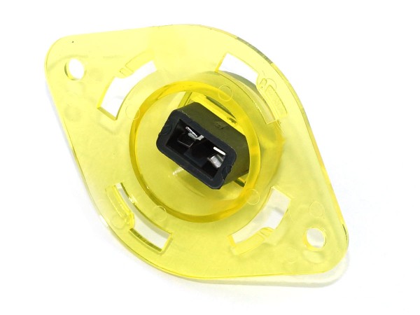 Lamp base Flasher Dome twist, yellow transparent