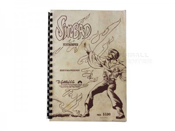 Sinbad Handbuch, Gottlieb - original