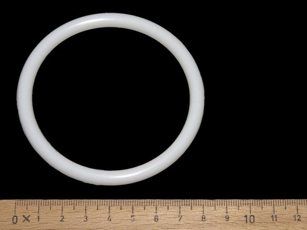 Gummi Ring 2-3/4" (70mm) - premium weiß