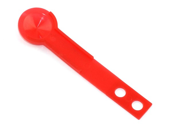 Plastic spoon for bumper contact, red