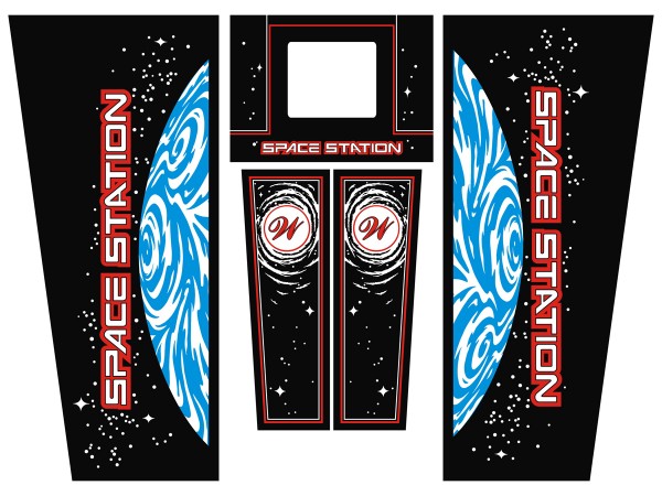 Cabinet Decal Set for Space Station