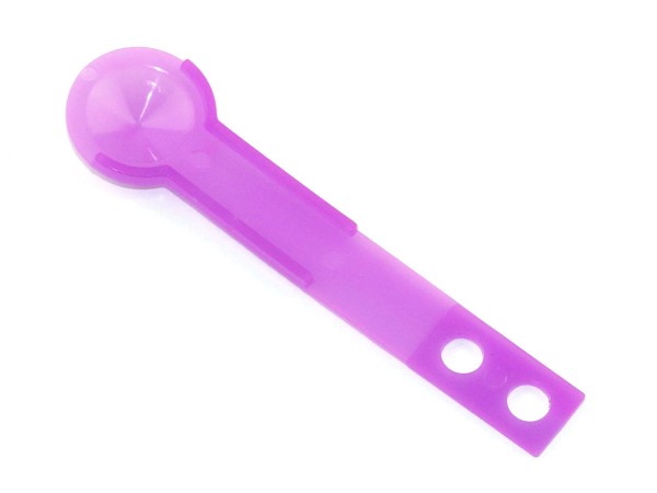 Plastic spoon for bumper contact, purple