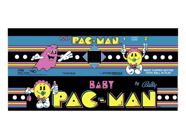 Control Panel Overlay (CPO) for Baby Pac-Man
