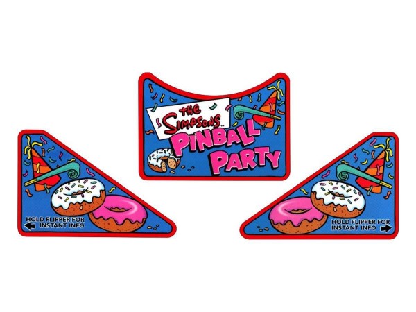 Apron Decals für The Simpsons Pinball Party