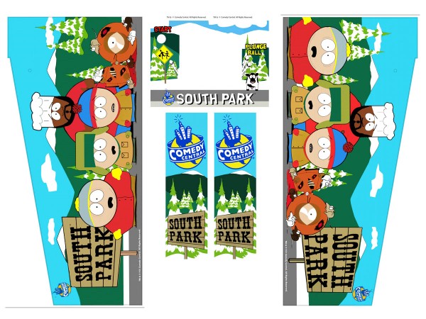 Cabinet Decal Set for South Park