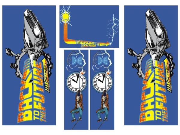 Cabinet Decal Set for Back to the Future