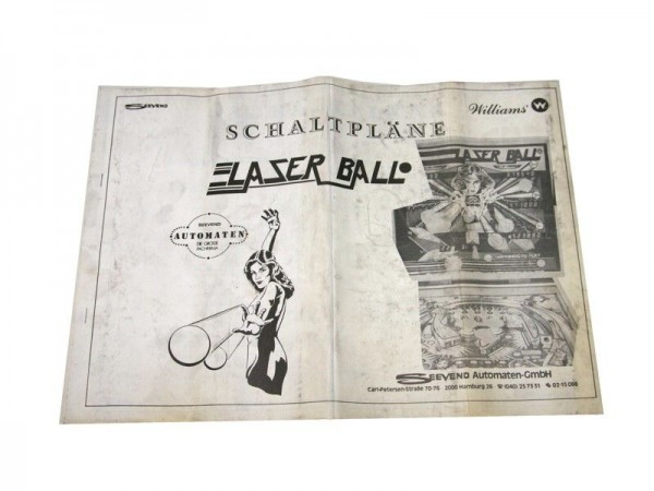 Laser Ball Schaltpläne, Williams - original