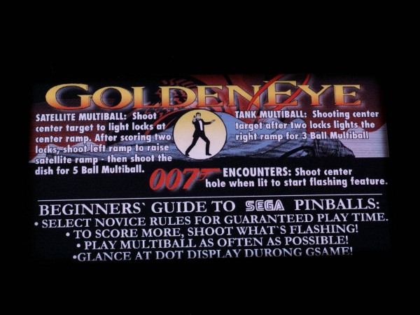 Instruction Card für Goldeneye (1), transparent
