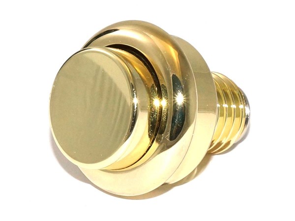 Pinball Pushbutton Aluminium 1", gold