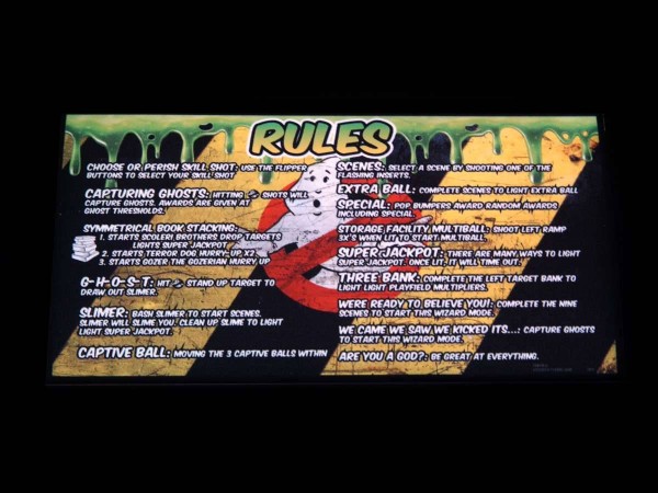 Instruction Card für Ghostbusters (2), transparent